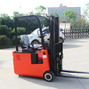 1,5-2 тонна стойки трехколесных электрических уравновешенных вилочных погрузчиков