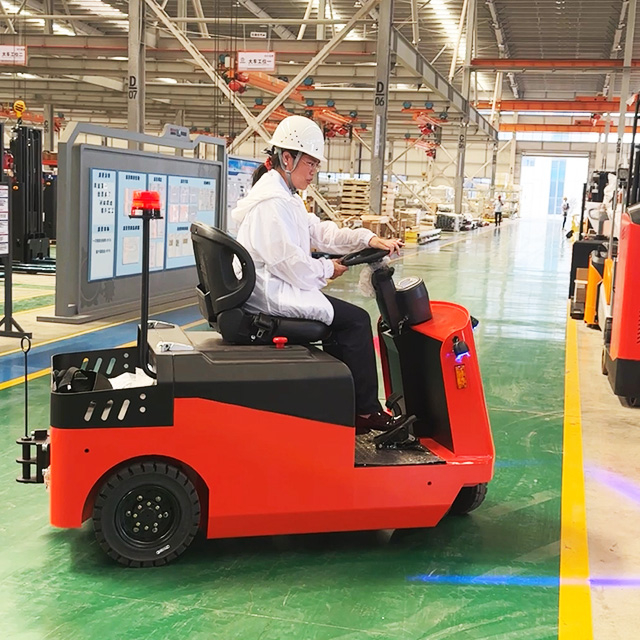 5-6 тонн электрического рулевого управляемого литий-ионного трактора